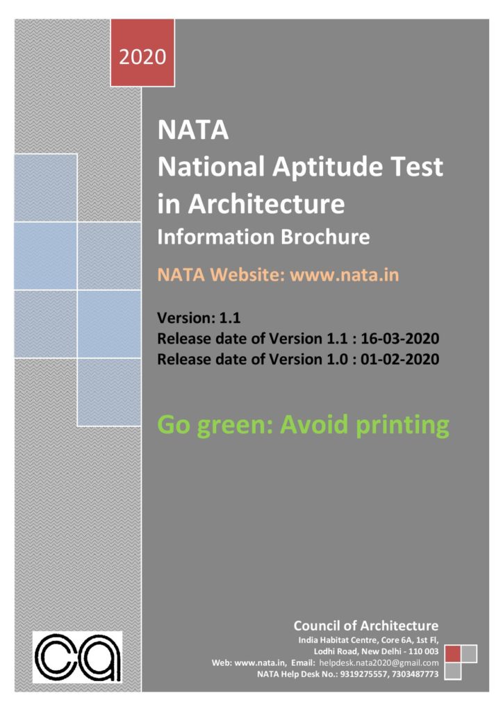 NATA 2020 Brochure